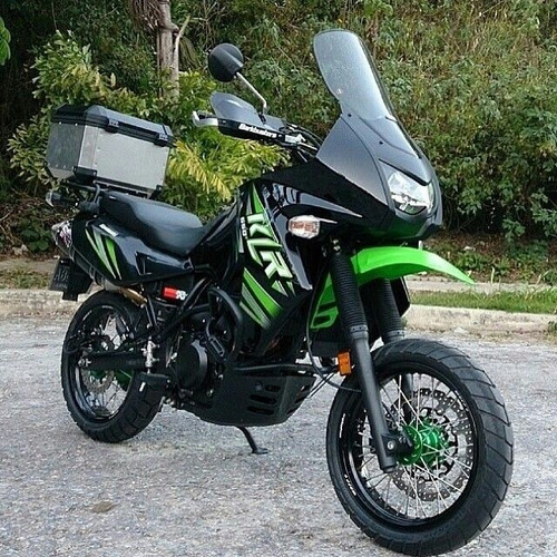 Imagen 3 de 5 de Visera Alta Parabrisas Kawasaki Klr 650