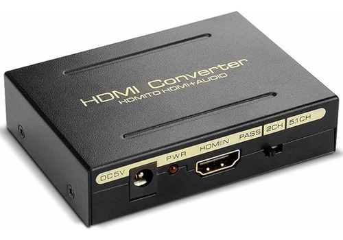 Extractor De Audio Hdmi Digital Óptico Spdif Y Rca, Ima