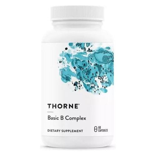 Complejo B Basico Vitaminas B  Formas Activas 60 Cap Thorne 