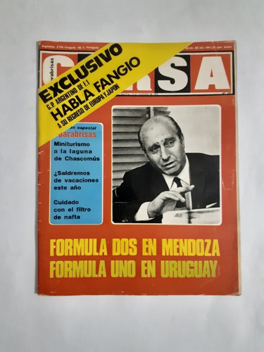 Corsa 545 Fangio ,chascomus , Formula 2 En Mendoza