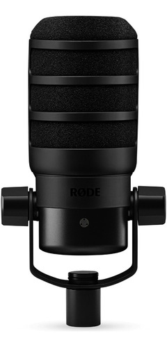 Micrófono Para Podcast Rode Cardioide Dinámico Podmic Usb Color Negro