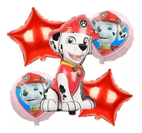 Set De Globos Paw Patrol Marshall