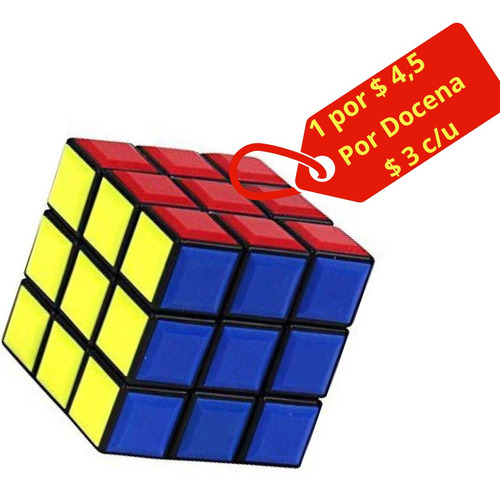Cubo Rubik Juguete Magico Antiestres 3x3x3 Niños Y Adultos