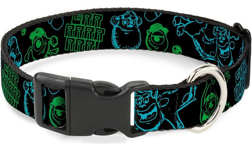 Buckle-down Monsters Inc. Sully & Mike Collar Con Clip De Pl