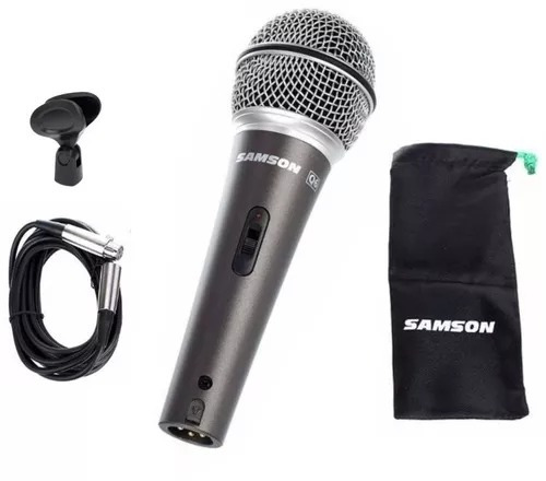 Microfono Samson Q6 + Pipeta + Funda + Cable -dynamic Vocal