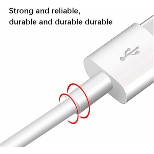 Cable Usb | 1m | Usb A - Usb C | Blanco / Negro | Tasa 0