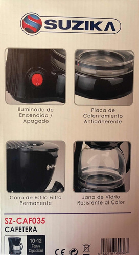 Cafetera Electrica Filtro Desayunos 12 Tazas 1,2 Lts