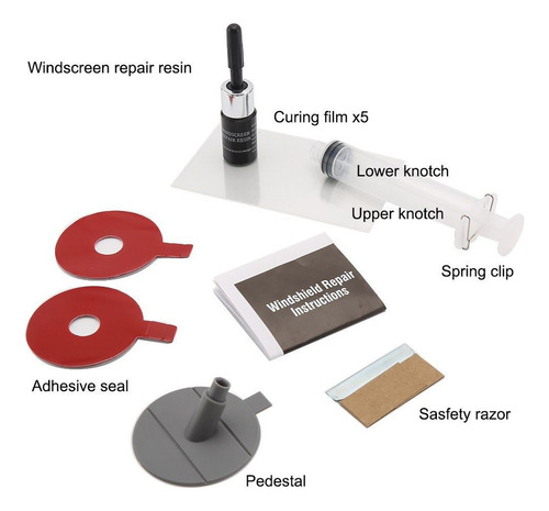 Kit De Reparación De Parabrisas For Autos - Arreglo De Arañ