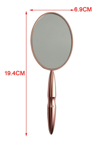 2 Espejo De Mano Portátil Diy Espejo De Maquillaje Rosa