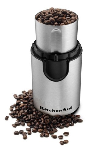 Moledor De Café Eléctrico Kitchenaid Nuevo Plateado 12 Tazas