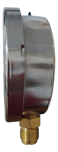 Manômetro Glicerina Caixa Inox 0-10 Bar : 150 Psi R.1/4