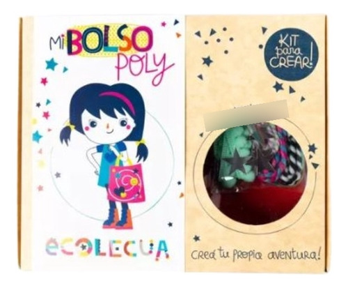 Kit Para Crear Mi Bolso Poly. Arte Infantil. Manualidades