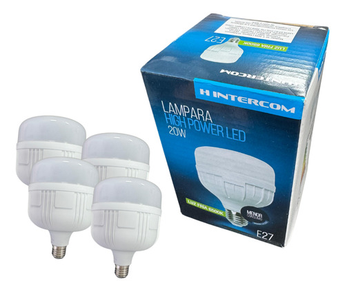 Lampara Galponera Hintercom 20w 6500k E27 Blanco Frío