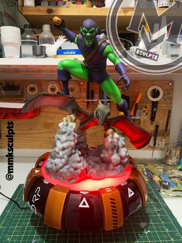 Archivo Stl Impresión 3d - Green Goblin Classic Comic