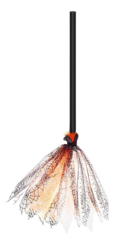 Regalo Clásico De Escoba De Halloween Disfraz De Naranja