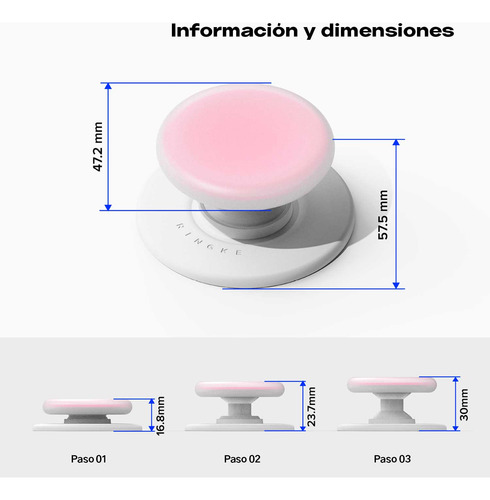 Pop Rosado Socket Ringke Tik Con Magsafe - Importado