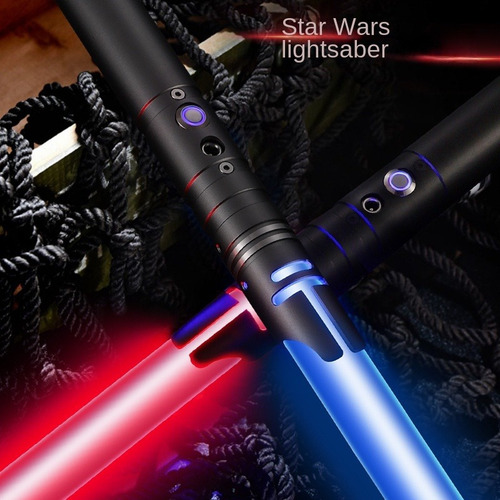 Espada Láser Metal Para Combate Led Carga Usb 14 Colores