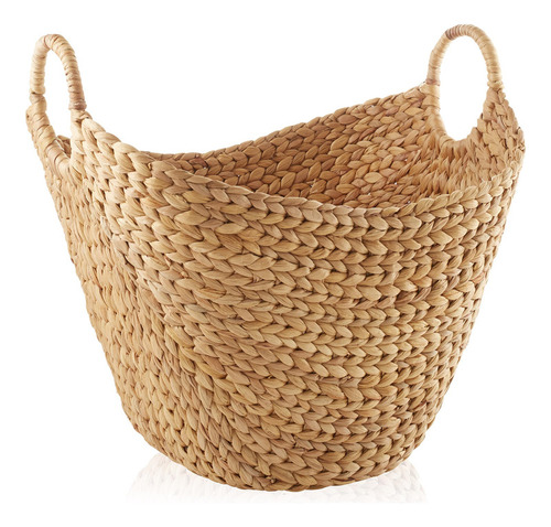 Cesta De Mimbre  Casafield Cesta Grande Para La Colada Con A