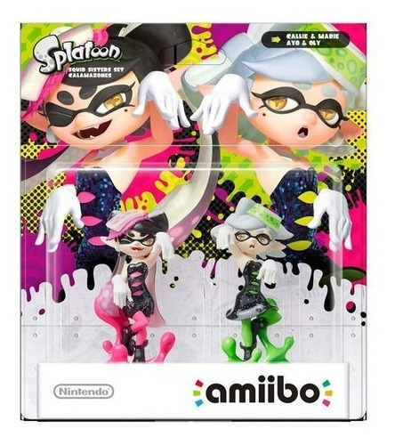 Amiibo Splatoon Callie Marie Squid Sisters Pack Switch 3ds