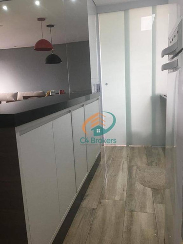 Apartamento Com 3 Dormitórios À Venda, 59 M² Por R$ 385.000,00 - Jardim Imperador - Guarulhos/sp - Ap1981