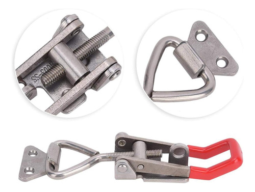 Abrazadera De Palanca Acero Inoxidable Clamp Tipo Pestillo