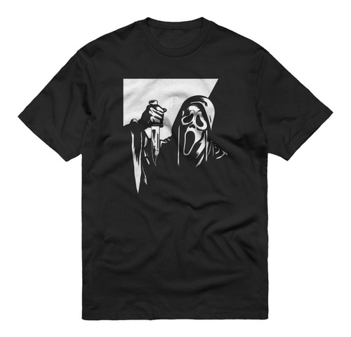 Playera Scream Silueta