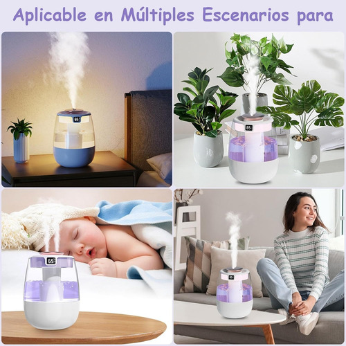 Humidificador De Doble Pulverización,usb