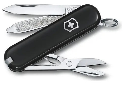 Canivete Victorinox Classic Sd 7 Funções Chaveiro Cor Dark Ilusion