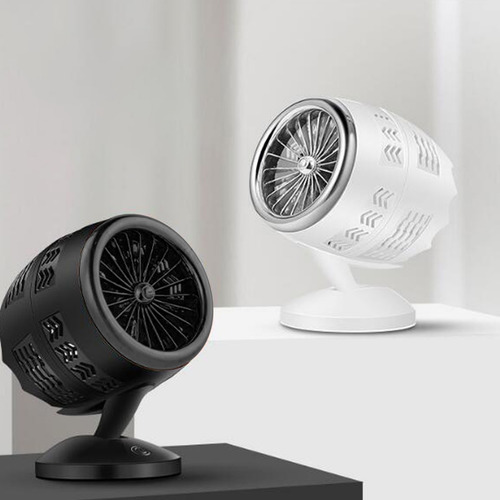 Nuevo Ventilador Turbo Portátil Usb De Doble Hoja Mini Circu