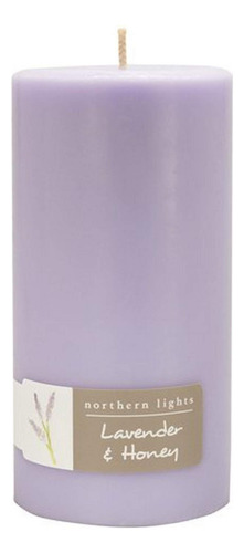 Northern Lights Candles 31638 Vela De Pilar Lavanda Y Miel, 