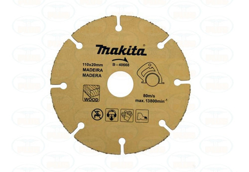 Disco De Madeira B-40668 B40668 - Makita Original C/nfe