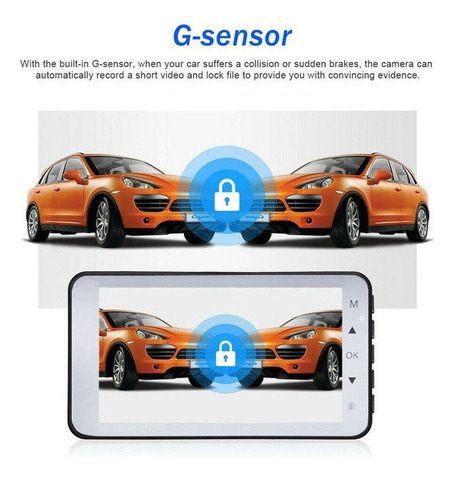 Car Dash Cam Hd Grabadora De Conducción De Coches De Visión