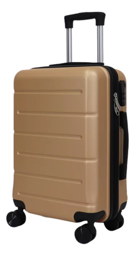 Valija Rígida Resistente Pequeña 20 LG Amoblamientos Color Gold