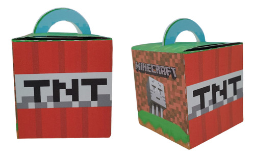 Caixinha Personalizada Minecraft - Lembrancinha Minecraft