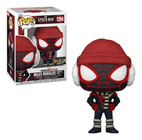 Traje de invierno Funko Pop Marvel Spiderman 1294 Miles Morales