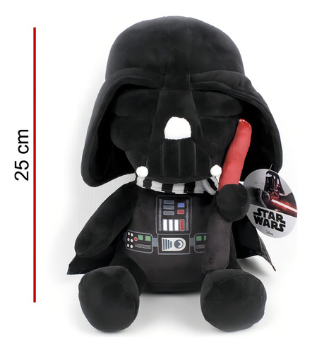 Peluche Star Wars Darth Vader 25cm - Phi Phi Toys - Vaj