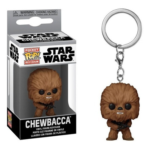 Imagen 1 de 1 de Llavero Funko Pop Star Wars Chewbacca