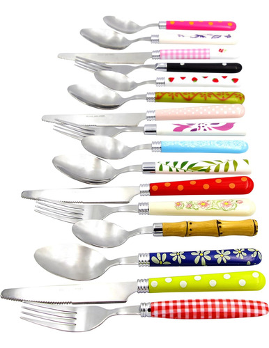 Mix & Match Parent Escurre Cubiertos, Set De 4