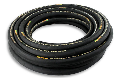 Mangueira Hidráulica Menco R6 3/4 Pol - 4mt Nylon Reforço