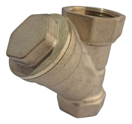 Filtro Tipo Y Industrial De 1/2 De Latão Com Tela Em Aço Inox Alta Durabilidade