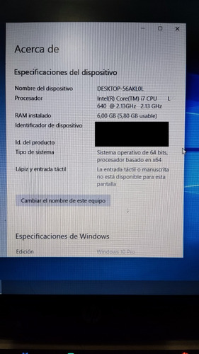 Imagen 10 de 10 de Notebook Hp 2540p Impecable 6gb Ram 160gb Intel I7 No Envio