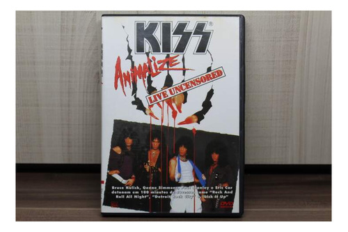 Dvd Kiss - Animalize Live Uncensored