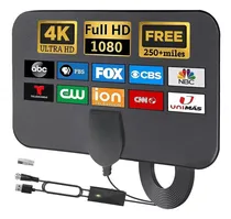 Comprar 4k 1080p Antena De Tv Digital,con Amplificadores De Señal