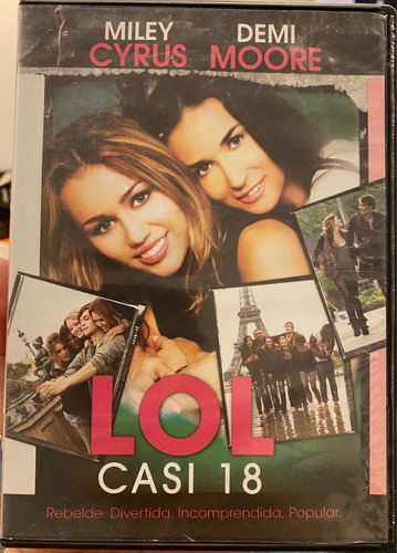 Lol Casi 18 . Dvd Usado . Demi Moore . Miley Cyrus Zona 4