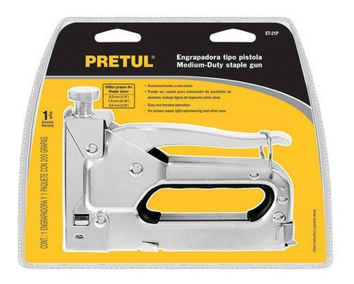 Engrapadora Pistola, 1/4,5/16,3/8''
