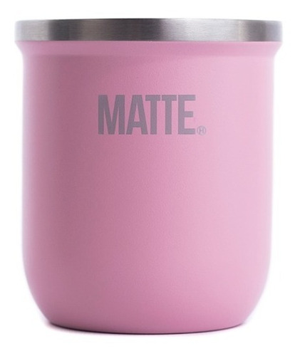 Imagen 3 de 6 de Mate Pink 100% Acero Inoxidable + Bombilla + Creative Pack