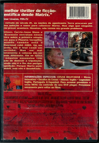 Planeta Vermelho ( Val Kilmer - 2000 ) Original, Sem Riscos (Usado)