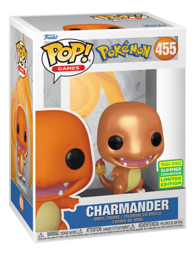 Funko Pop Charmander Metallic 455