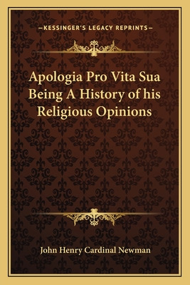 Libro Apologia Pro Vita Sua Being A History Of His Religi...