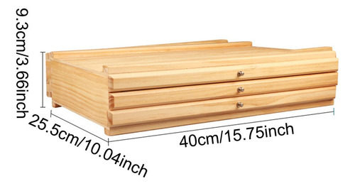 Caja De Almacenamiento De Suministros For 3 Cajones